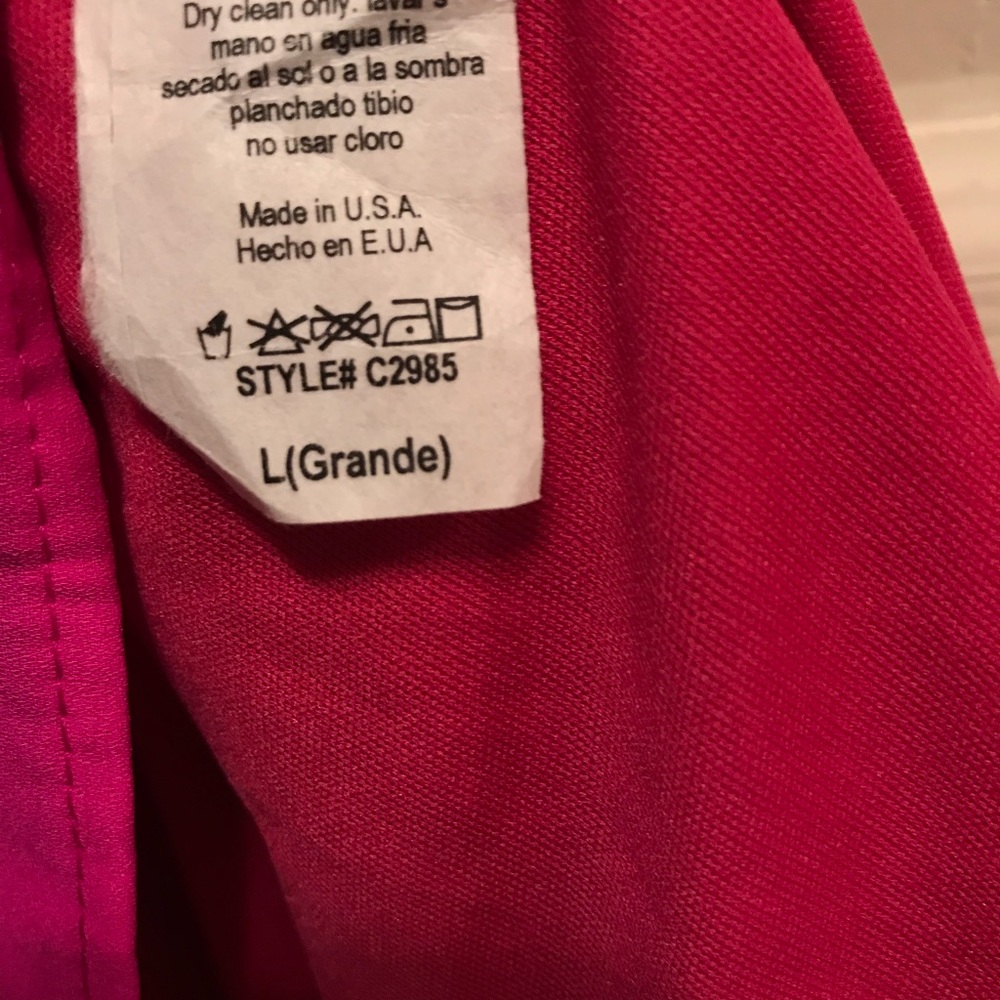 Tovia magenta dress Large - Picture 3 of 5